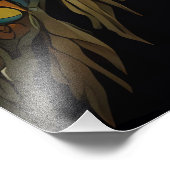 美しい威厳のある孔雀カップルのクッション フォトプリント            (角)