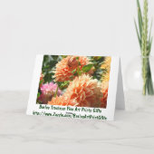 美しい娘に聖降誕祭お目出とう！カード シーズンカード (裏面)