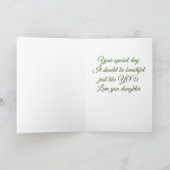 **美しい娘に**お誕生日 カード (内部)