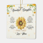 美しい娘に セラミックオーナメント (左)