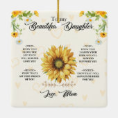 美しい娘に セラミックオーナメント (裏面)