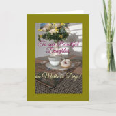 美しい娘ハッピーマザーズデイカード カード (正面)