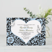 美しい婚約パーティカスタム招待状 招待状 (スタンド正面)