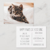 美しい子ネコの名刺 名刺 (正面/裏面)