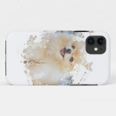 美しい子犬のアートワーク Case-Mate iPhoneケース (裏面(横))