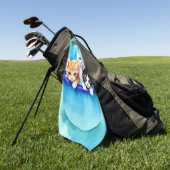 美しい子猫たち3 ゴルフタオル (グリーン)