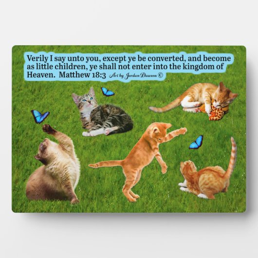 美しい子猫聖なる書物、 経典プラーク18:3 フォトプラーク (正面)