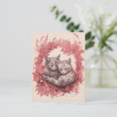 美しい子猫 ポストカード (スタンド正面)