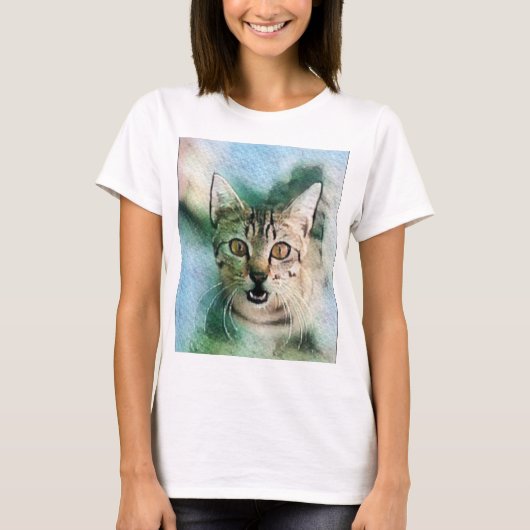 美しい子猫 Tシャツ (正面)