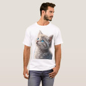 美しい子猫 Tシャツ (正面フル)