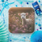 美しい子羊 ペーパープレート (パーティー)