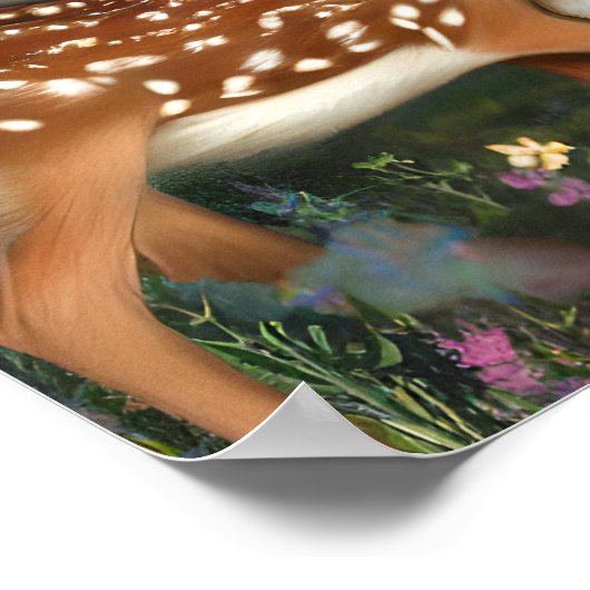 美しい子鹿 ポスター (角)