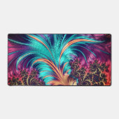 美しい孔雀の羽 デスクマット (正面)