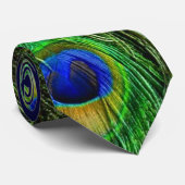 美しい孔雀の羽 ネクタイ (ロール)