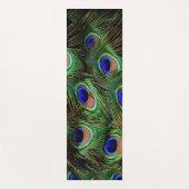 美しい孔雀の羽 ヨガマット (正面)