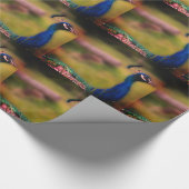 美しい孔雀フォトラッピング紙 ラッピングペーパー (角)