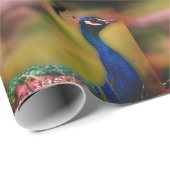 美しい孔雀フォトラッピング紙 ラッピングペーパー (ロールコーナー)