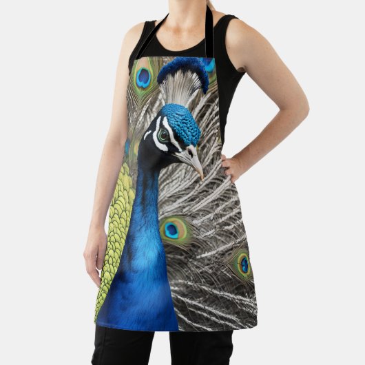 美しい孔雀 エプロン (インサイチュ)