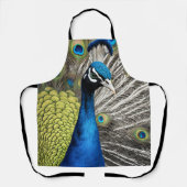 美しい孔雀 エプロン (正面)