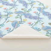 美しい孔雀 シェルパブランケット (3/4)