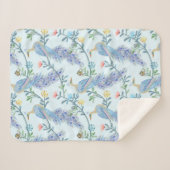 美しい孔雀 シェルパブランケット (正面(横))