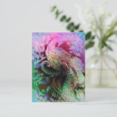 美しい孔雀 シーズンポストカード (スタンド正面)