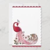 美しい孔雀 セーブザデート (裏面)