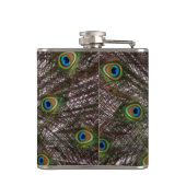 美しい孔雀 フラスク (裏面)