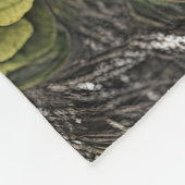 美しい孔雀 フリースブランケット (角)