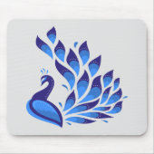 美しい孔雀 マウスパッド (正面)