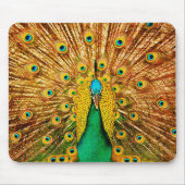 美しい孔雀 マウスパッド (正面)