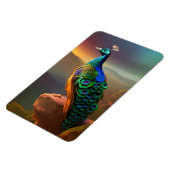 美しい孔雀 マグネット (左側)