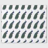 美しい孔雀 ラッピングペーパー (フラット)