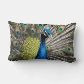 美しい孔雀 ランバークッション (裏面)