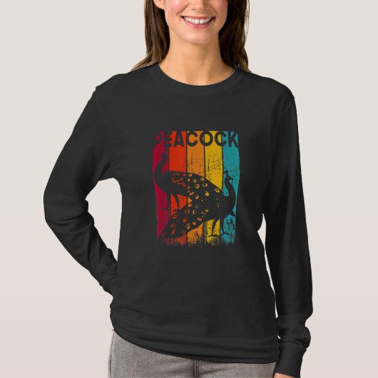 美しい孔雀 Tシャツ (正面)
