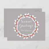 美しい季節のごあいさつ ポストカード (正面/裏面)