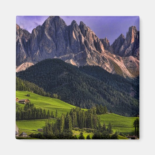 美しい孤立した孤独な教会セントマダレーナ マグネット (正面)