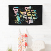 美しい学習の日 〜スクールへ戻ろう〜 横断幕 (インサイチュ)