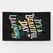 美しい学習の日 〜スクールへ戻ろう〜 横断幕 (横)