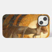 美しい宇宙の幻想的な少女 iPhoneケース (裏面横)