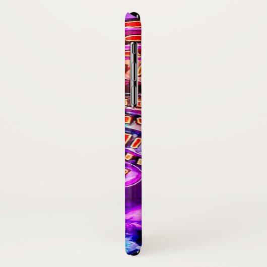 美しい宇宙蝶の水色のケース Case-Mate iPhoneケース (裏面/左)