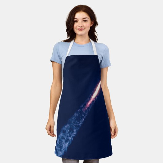 美しい宇宙 エプロン (着用した状態)