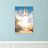 美しい宇宙 キャンバスプリント (インサイチュ (ウッドフロア))