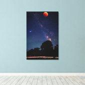 美しい宇宙 キャンバスプリント (インサイチュ (ウッドフロア))