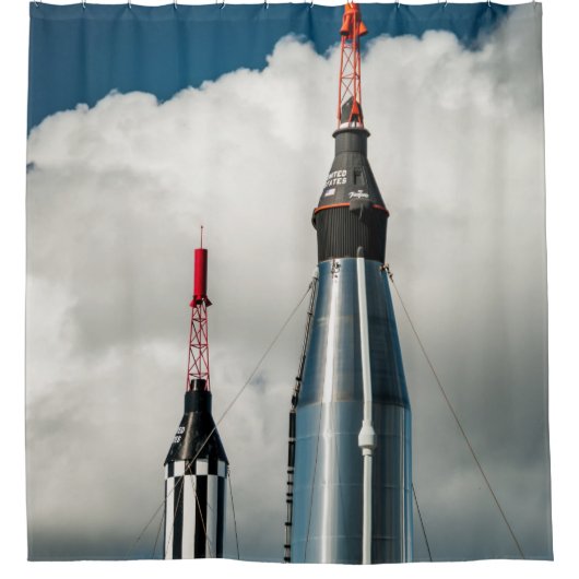 美しい宇宙 シャワーカーテン (正面)