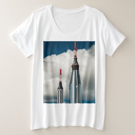 美しい宇宙 プラスサイズTシャツ (デザイン正面)