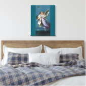 美しい守護天使絵画の キャンバスプリント (インサイチュ (寝室))