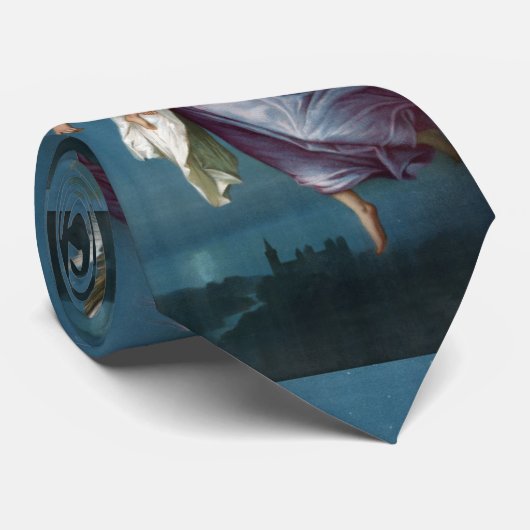 美しい守護天使絵画の ネクタイ (ロール)