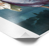 美しい守護天使絵画の フォトプリント            (角)