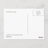 美しい守護天使絵画の ポストカード (裏面)